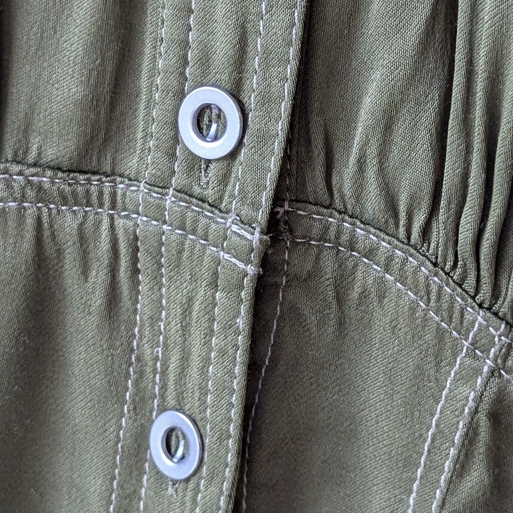 Anthropologie Olive Green Jumpsuit - Picture 13 of 14